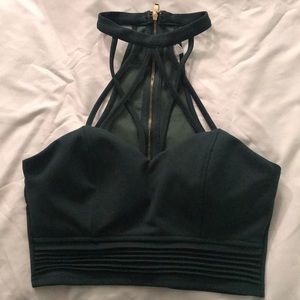 Cute green crop/bralette